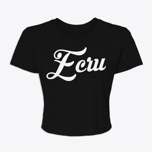 Ecru Mississippi Vintage Team Women's Crop Top