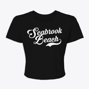 Seabrook Beach New Hampshire Vintage Team Women's Crop Top