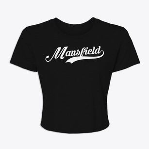 Mansfield Massachusetts Vintage Team Women's Crop Top