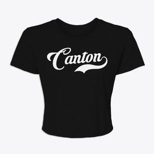 Canton Massachusetts Vintage Team Women's Crop Top