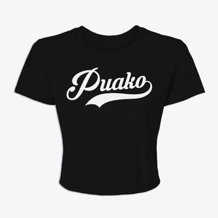 Puako Hawaii Vintage Team Women's Crop Top