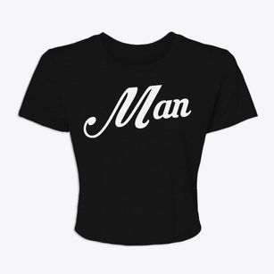 Man West Virginia Vintage Team Women's Crop Top