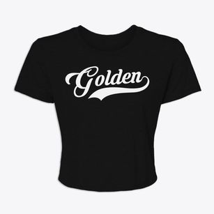 Golden Illinois Vintage Team Women's Crop Top