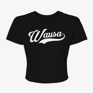 Wausa Nebraska Vintage Team Women's Crop Top