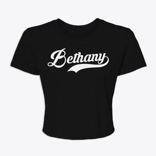 Bethany Oklahoma Vintage Team Women's Crop Top