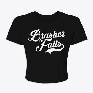 Brasher Falls New York Vintage Team Women's Crop Top