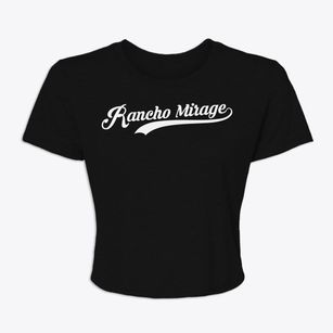 Rancho Mirage California Vintage Team Women's Crop Top
