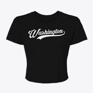 Washington Illinois Vintage Team Women's Crop Top
