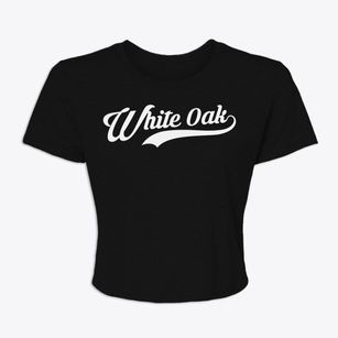 White Oak Oklahoma Vintage Team Women's Crop Top