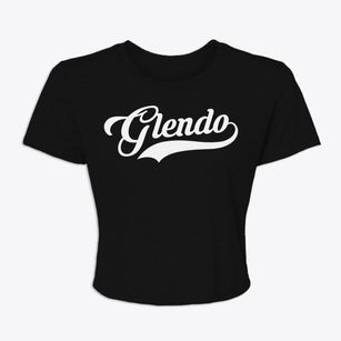 Glendo Wyoming Vintage Team Women's Crop Top