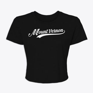 Mount Vernon Illinois Vintage Team Women's Crop Top