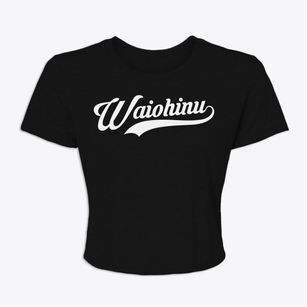 Waiohinu Hawaii Vintage Team Women's Crop Top