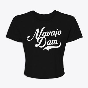 Navajo Dam New Mexico Vintage Team Women's Crop Top