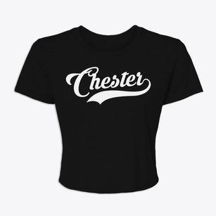 Chester Oklahoma Vintage Team Women's Crop Top
