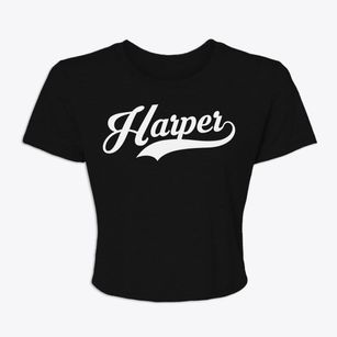 Harper Oregon Vintage Team Women's Crop Top