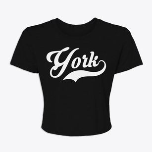 York North Dakota Vintage Team Women's Crop Top