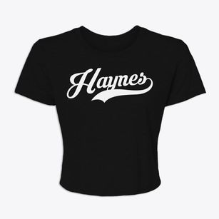 Haynes North Dakota Vintage Team Women's Crop Top
