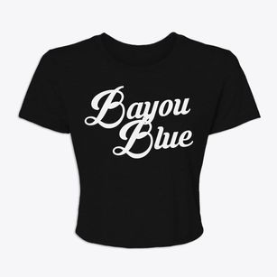 Bayou Blue Louisiana Vintage Team Women's Crop Top