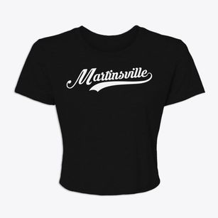 Martinsville New Jersey Vintage Team Women's Crop Top