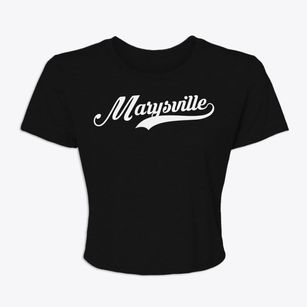 Marysville Michigan Vintage Team Women's Crop Top