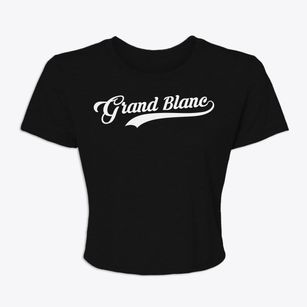 Grand Blanc Michigan Vintage Team Women's Crop Top