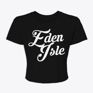 Eden Isle Louisiana Vintage Team Women's Crop Top