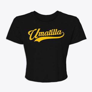 Umatilla Oregon Vintage Team Women's Crop Top