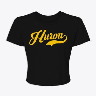 Huron Ohio Vintage Team Women's Crop Top