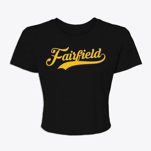 Fairfield Connecticut Vintage Team Women's Crop Top