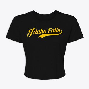 Idaho Falls Idaho Vintage Team Women's Crop Top