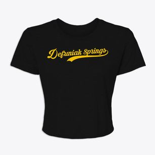 Defuniak Springs Florida Vintage Team Women's Crop Top
