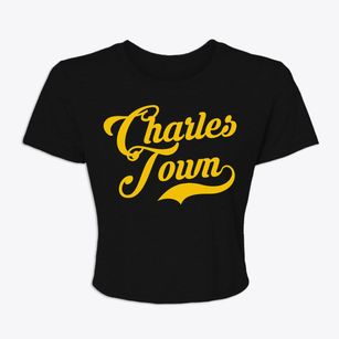 Charles Town West Virginia Vintage Team Women's Crop Top