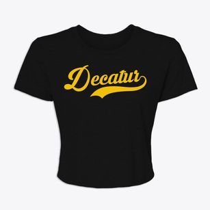 Decatur Alabama Vintage Team Women's Crop Top