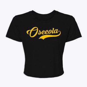 Osceola Iowa Vintage Team Women's Crop Top