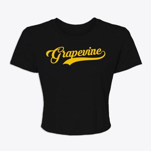 Grapevine Texas Vintage Team Women's Crop Top