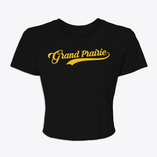 Grand Prairie Texas Vintage Team Women's Crop Top