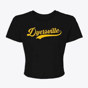 Dyersville Iowa Vintage Team Women's Crop Top