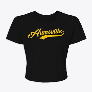 Aumsville Oregon Vintage Team Women's Crop Top