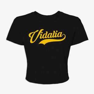 Vidalia Louisiana Vintage Team Women's Crop Top