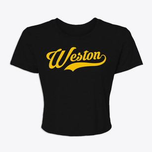 Weston West Virginia Vintage Team Women's Crop Top