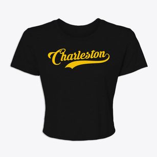 Charleston West Virginia Vintage Team Women's Crop Top