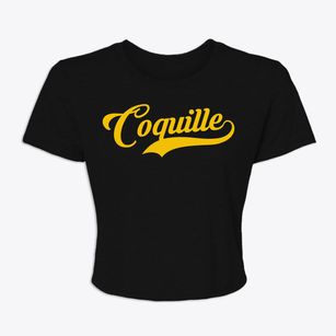 Coquille Oregon Vintage Team Women's Crop Top