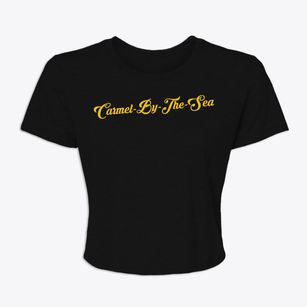 Carmel-by-the-sea California Vintage Team Women's Crop Top