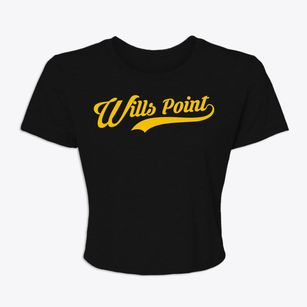 Wills Point Texas Vintage Team Women's Crop Top