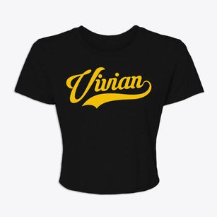 Vivian Louisiana Vintage Team Women's Crop Top