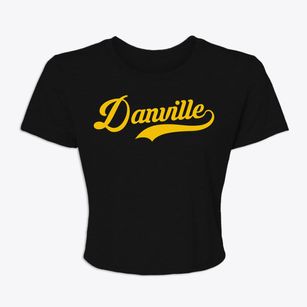 Danville California Vintage Team Women's Crop Top