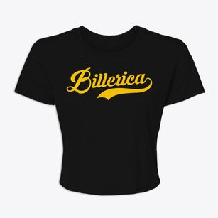 Billerica Massachusetts Vintage Team Women's Crop Top