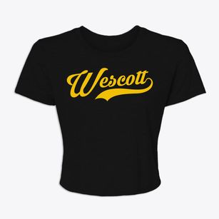 Wescott Wisconsin Vintage Team Women's Crop Top