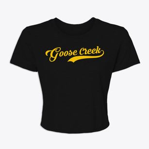 Goose Creek South Carolina Vintage Team Women's Crop Top