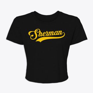 Sherman Texas Vintage Team Women's Crop Top
